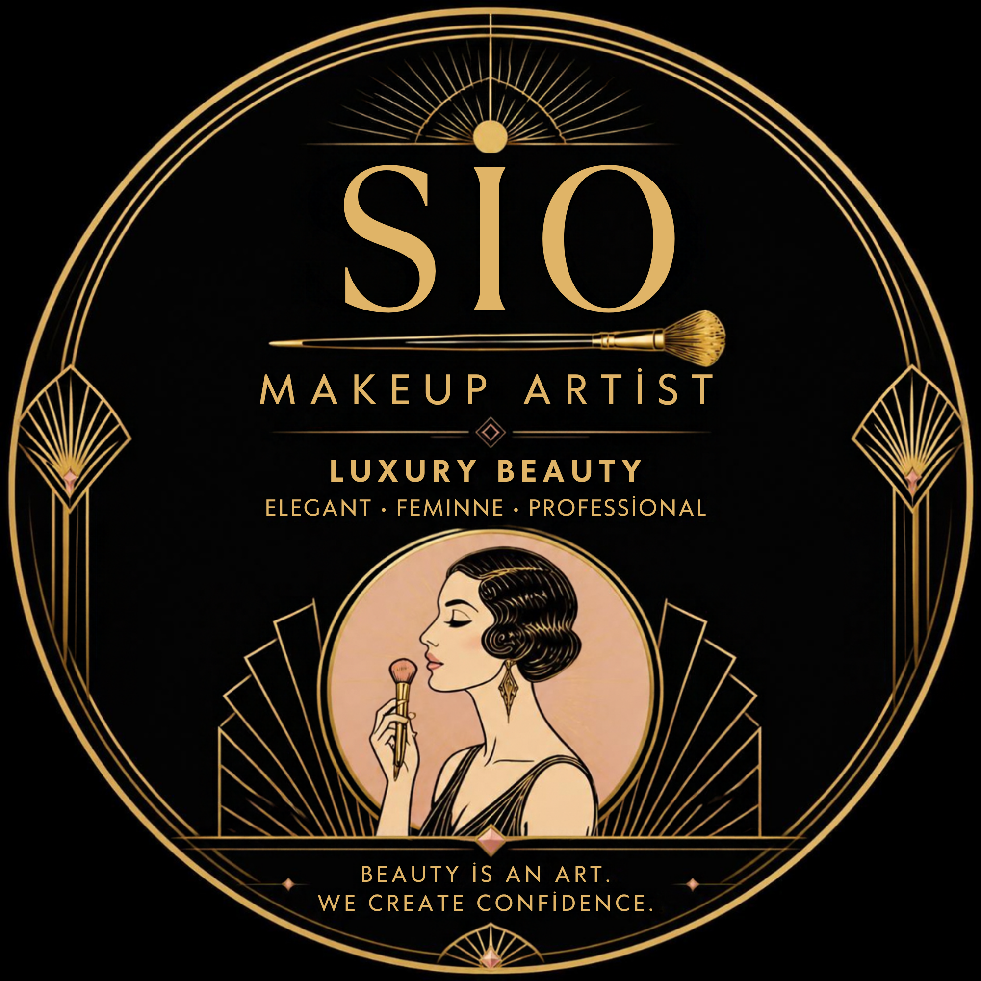 SİO Makeup Artist — Luxury Beauty marka logosu